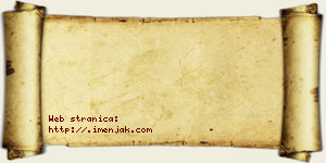 Jovana Đakušić vizit kartica